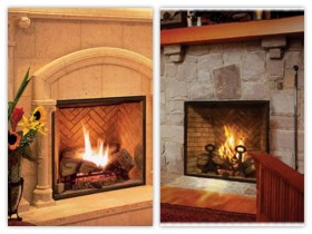 classic Rumford fireplace design