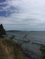 Lake Superior view from Silver Islet Ontario near Thunder Bay